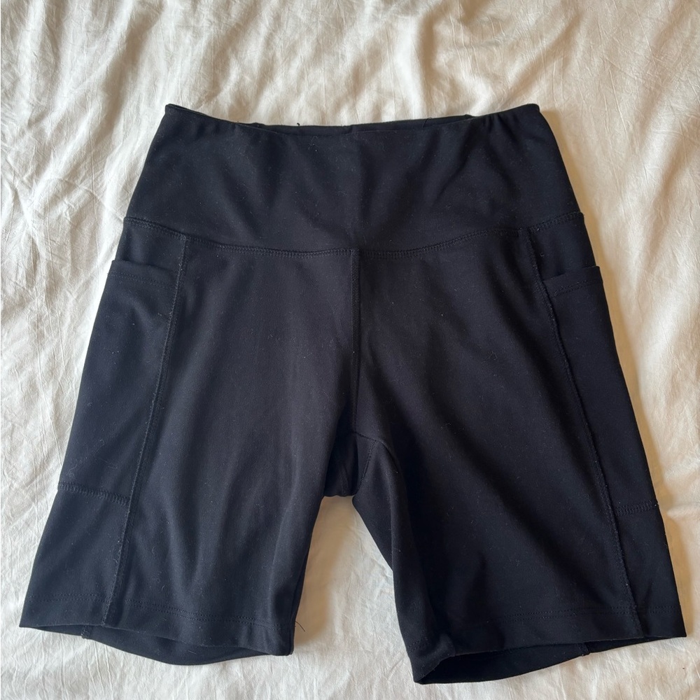Woman’s Black Biker Shorts
